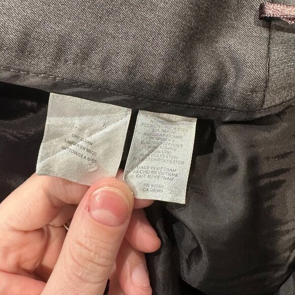 Anne Klein Charcoal Gray Pencil Suit Skirt Size 16 - Picture 2 of 6